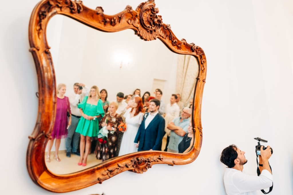 Cununie civila prin oglinda